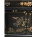 Black Lacquer Asian-Style China Cupboard